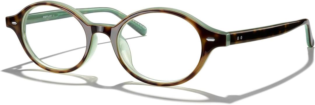 Acetate Reading Glasses for Women Men Eyeglasses Blue Light Readers for Women/Men, Computer Eye Glasses, Cheaters (Leopard&green)