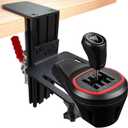 Desk Mount for Racing Sim Shifter Compatible with Logitech G Driving Force Shifter and Thrustmaster TH8S & TH8A Shifter-Enduring Metal Desk Mount for Racing Wheel Driving Game Shifter