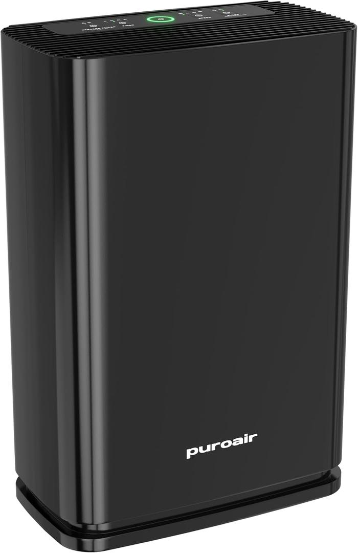 PuroAir 400 HEPA Air Purifier for Home Large Rooms - Covers 2,000 Sq Ft - Filters Up to 99.9% of Pollutants, Smoke, Pollen, Dust, and VOCs - Quiet HEPA Air Filter - Air Purifiers for Bedroom