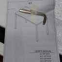 Need Computer Desk, 47 inch Home Office Desk, Modern Simple Style Home Office Gaming Desk, Basic Writing Table for Study Student, Black Metal Frame, Black