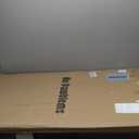 No Pawblems 55" Extra Tall Pet Gate for Cat/Dog, 29-40" Wide Auto Close Tall Dog Gate, 1.37" Ultra Narrow Spacing, NO Drilling Pressure Mounted for Doorways/Hallways, White