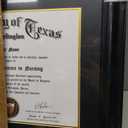 11x14 Diploma Degree Frame with Mat or Display 15x18 Certificates without Mat,Solid Wood,Black Finish with Intricate Black Rope Detail,UV Protection Acrylic, 15x18 for 11x14 with Mat