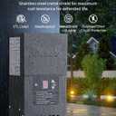 DEWENWILS 300W Low Voltage Landscape Lighting Transformer, 120V to 12/15V AC, Weatherproof Low Voltage Landscape Transformer with Photocell & Timer, Multi Zone Landscape Lighting Transformer