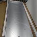 Hasipu Door Mirror Full Length, 47"x 16" Full Body Over The Door Hanging Wall Mounted Mirror for Bedroom, Living Room, Cloakroom, Round Black