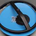 21" L  19" W Large Size Spinning Chair for Autistic Kids, Toddler Sensory Chair, Sensory Toys Gifts for Kids with Autism & ADHD, Outdoor/Indoor Toys for Kids Ages 4-8, Azure Rounded Shape