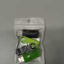 Flash Drive 64GB Thumb Drives Memory Sticks Jump Drive 2Pack 64GB USB 2.0 Flash Drives Mixed Colors: Black Green