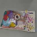94 Piece Girls Rainbow Birthday Party Decorations Set with Balloons, Banner, Cake Toppers and Wall Cutouts