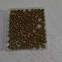 120 Pcs Spacer Loose Beads Tibetan Tone Alloy Beads 11 mm for Bracelets Making Jewelry Craft(Gold)