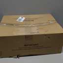 Dasbecan Left Driver Side Door Mirror Assembly Compatible with Honda Civic 2016-2021 Power Glass Non-Heated Manual Folding Replaces HO1320283 White 3Pins (For US Built Models)