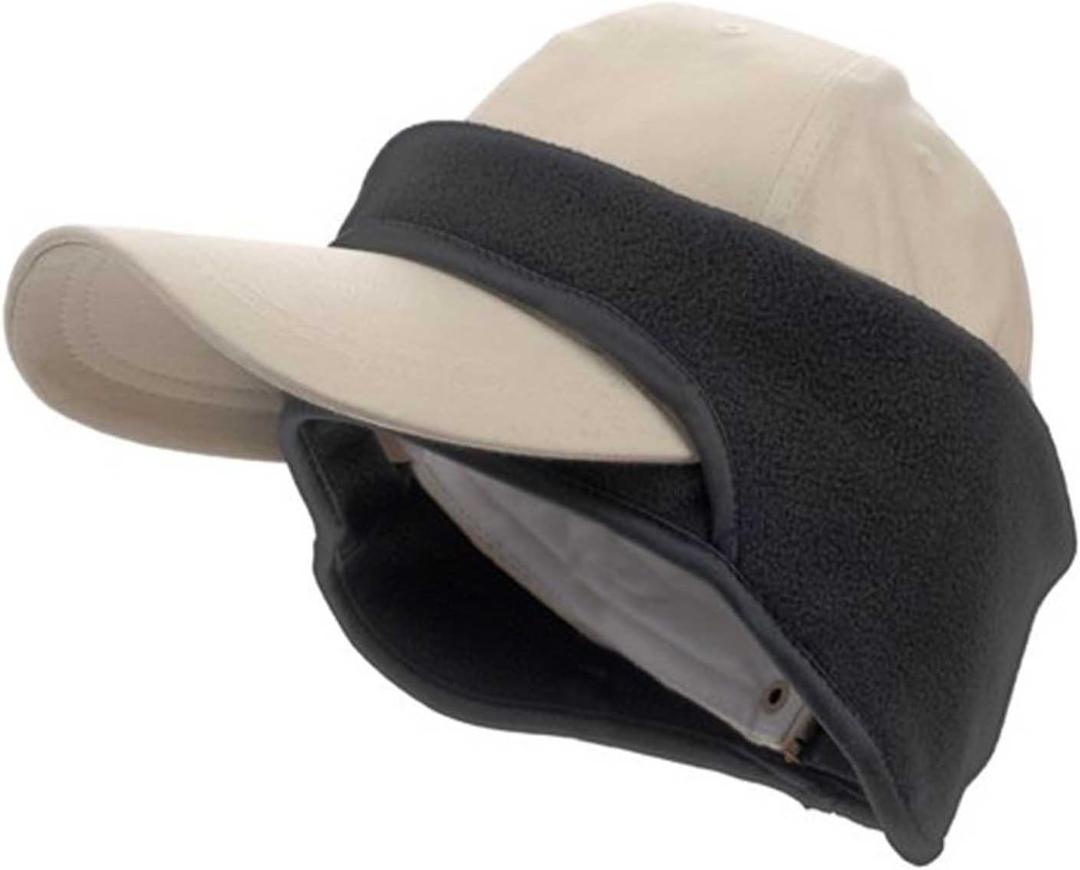 FLEECE CAP EAR BAND Windproof Black