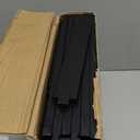 SHIISEWE Bamboo Shoe Rack for Small Spaces 6 Tier Tall Vertical Narrow Rack for Closet Stackable Shoe Holder, Black Stand for Entryway Storage Shoe Organizer