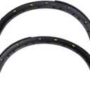 ApplianPar Rear Driver and Passenger Side Wheel Arch Molding Fender Flare for Nissan Juke 2011-2017