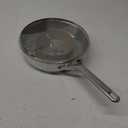 GoodCook Stainless Steel Deep Saute Pan 10.25-Inch, Oven-Safe to 500F & Induction-Safe Compatible with All Stovetops 3-Layer Construction for Even Heating Non-Toxic PTFE & PFOA Free, 3-Quarts, Silver