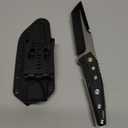 GTK35 Fixed Blade Knife DC53 Steel Tanto Blade Full Tang Nylon Fiberglass Handle Compact EDC Fix Knifes for Outdoor Camping Adventure Survival