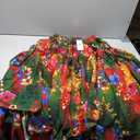 IDEALSANXUN Womens Elastic Waist Aline Cotton Lined Retro Maxi Hem Pleated Long Skirts Size Medium