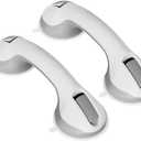 11" Grab Bars for Bathtubs and Showers, 2 Pack Shower Handle with Strong Suction, Safety Bars for Shower Chair, Bathroom Grab Bar for Senior