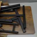 Standing Desk Adjustable Height, Mobile Stand Up Desks with Wheels Small Computer Desks Rolling Desk, Portable Laptop Desks Rustic Standing Table Sit Stand Home Office Desks 16"x31.5" Height 27"-43.5"