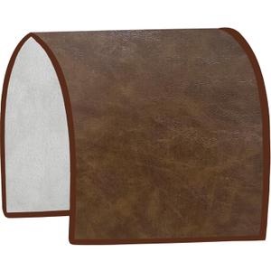 Ntomtuex Faux Leather Couch Arm Cover PU Armrest Slipcover Waterproof Armrest Covers for Sofa Recliner Chair Arm Protectors for Pets Set of 2 Coffee (19"  35")