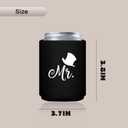Mr Gifts for Groom to be Beer Can Sleeve for Men Wedding Gifts for for Men Friends Son Brother in Law Mr Beer Can Covers for Groom to be Gifts for Friends Son Grandson Wedding Gift for Groom Grooms