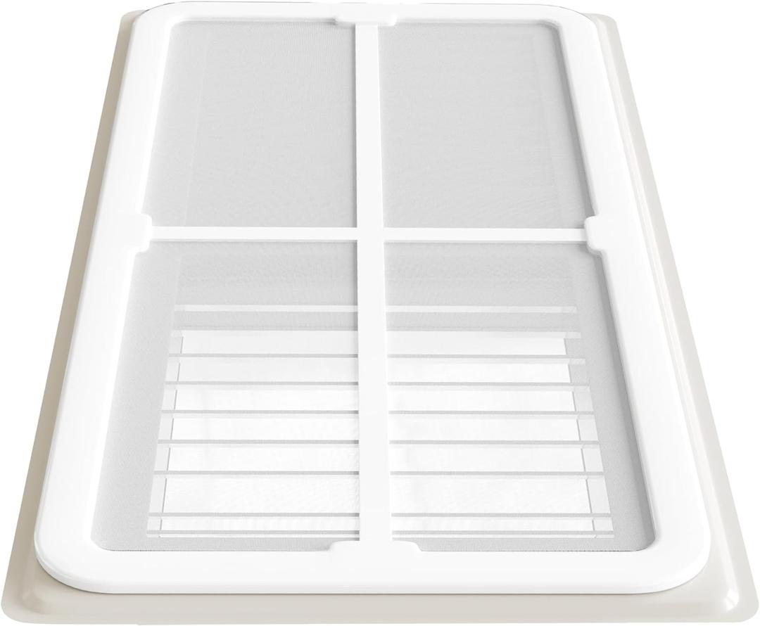 2 x Neodymium Magnetic Vent Grille Filter Cover, Keeps Things In And Out Of Vents, Light Filtration Capability For Dust - Measures 12" x 5.5" (2)