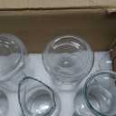 Set of 6 Glass Carafe with Lid, 1 Liter Beverage Serveware Carafe, Clear Glass Pitcher for Mimosa Bar, Brunch, Cold Water, Juice, Milk, Iced Tea, Lemonade