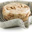 Self Draining Soap Dish, Ceramic Drain Soap Holder Waterfall Design Soap Saver for Shower, Bathroom, Sink, Kitchen and Countertop, Keeps Dry, Speckled Glaze (Rectangular)