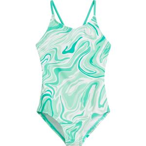 Kanu Surf Girls' Hurricane Beach Sport UPF 50 One Piece Swimsuit (Size 10, Green)