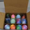 12 Pack 3D Printed Dragon Toys, Flexible Articulated Fidget Dragons in Surprise Eggs, Collectible Desk Toys, Party Favors & Classroom Prizes for Kids