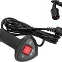 Electric Winch Remote Control Controller, Winch Electric Remote 3 Prong, Controller Winch Electric with 9.2ft Cable, Winch Controller Replacement for Off Road Vehicle