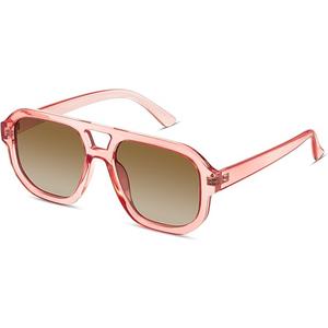 livho Trendy Polarized Square Aviator Sunglasses Women Men Square Eyewear Frame, Retro Sun Glasses for Women Men 2025 Shades