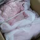 MAXYOYO Folding Sofa Bed, L-Shaped Convertible Sofa Bed with Armrest Foldable Sleeper Couch with Pillow, Portable Fold Out Chair Comfy Floor Couch Lounge for Living Room Bedroom, Pink, Double