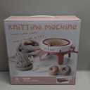 MIAOKE Knitting Machine, 40 Needles Smart Weaving Loom Knitting Round Loom, Knitting Board Rotating Double Knit Loom Machine, DIY Knitting Loom Machines Weaving Loom Kit for Adults (White)