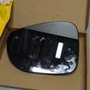 Left Driver Side Mirror Glass W/blind Spot Detection Compatible with 2017-2024 Chrysler Pacifica, 2020-2024 Voyager Replacement Rear View Power Heated Mirror Glass 2 Pin 68318281AB