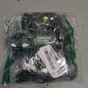 Lukovee Dog Shoes - Waterproof Fleece Lined Dog Boots for Large Small Medium Dogs, Reflective Booties with Non-Slip Rubber Sole for Rain Winter Cold Weather (Black, Size 2)- Pack Of 4