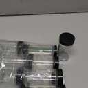 Kamenstein 5244227 Empty Jars With Black Cap, Set Of 12, 3-Ounce