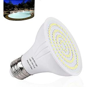 LED Spa Light Bulb 120V for Inground Spa 15W 1500Lumen 6000k Daylight White Par20 Spa Bulb E26 Hot Tub Replacement for Pentair Hayward Underwater Light Fixtures Replace up to 100-300W Halogen Bulb