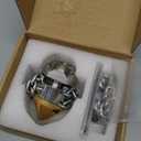 3/8 NPT, 70 L/min Sewer Jetter Rotating Nozzle Root - Sharp Tips With Link Chains - Stainless Steel for Removing Roots, for 70 L/min Pressure Washer Cleaning, Drain Pipe Cleaning (Alloy Head)