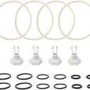 AppliaFit Filter Pump Seals Pack Compatible with Intex 25003 and 25073RP for Intex 1500 GPH or Below Filter Pumps (2-Pack - 20 Pieces)