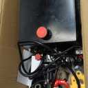 DC HOUSE Hydraulic Power Unit 15 Quart Double Acting Hydraulic Pump DC 12V Power Unit Metal Reservoir for Dump Trailer Car Lifting