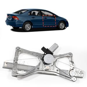748-477 Electric Power Window Regulator with Motor Front Right Passenger Side Compatible with 2006 2007 2008 2009 2010 2011 Honda Civic Replace 72210-SNA-A01, 72210-SNA-A02, 72210-SNA-A03