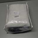 ChrisDowa Ivory Pinch Pleated Blackout Linen Curtains 84 inches Long 2 Panels for Living Room Bedroom Farmhouse Room darking Thermal Insulated Back Tab Hooks Rings Window Treatment Drapes,40x84