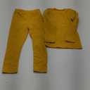 KISBINI Toddler Girls Boys Pajamas Basic Solid Color Cotton Sleepwear Soft Long Sleeve Pjs 2pcs Set