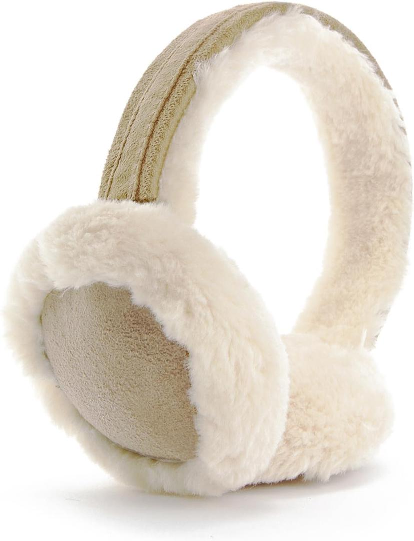 Aurya Ear Muffs - Classic Unisex Ear Warmer Winter Outdoor Earmuffs for Women (Standard, Chestnut)