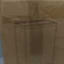 6.6 Gallon/25L Stainless Steel Square Trash Can, Large Capacity Kitchen Garbage Can, Business Trash Bin, Tall, Elegant, Black Waste Basket, for Home, Office, Hotel (25L Black)