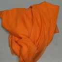 10ft x 10ft Orange Tulle Photo Backdrop Curtain with Lights String for Halloween Party Orange Sheer Curtain Backdrop Drapes for Birthday Party Wedding Photo Booth Background Home Room Decorations