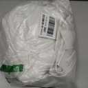 MIULEE Linen Textured 100% Blackout Curtains White Backing 84" Long Ivory
