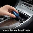 2026 Fuel Sync Gas Saver Device 2 Pack, Plug-in Automotive Fuel Saver for Gasoline, Diesel, Water & Lubricants, Portable Fuel Transfer Assist Tool for Cars, Trucks & SUVs