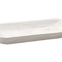 White Oval Bowl