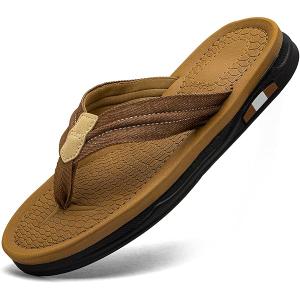 Mens Flip Flops Thong Sandals Lightweight Comfortable Summer Beach Slides Soft Cushion Footbed Open Toe Slippers for Pool Showers Dorms Water Friendly Indoor and Outdoor Size 43