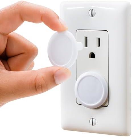 Outlet Covers Baby Proofing (48 Pack) Safe & Secure Electric Plug Protectors | Sturdy Childproof Socket Covers for Home & Office | Easy Installation | Protect Toddlers & Babies | White
